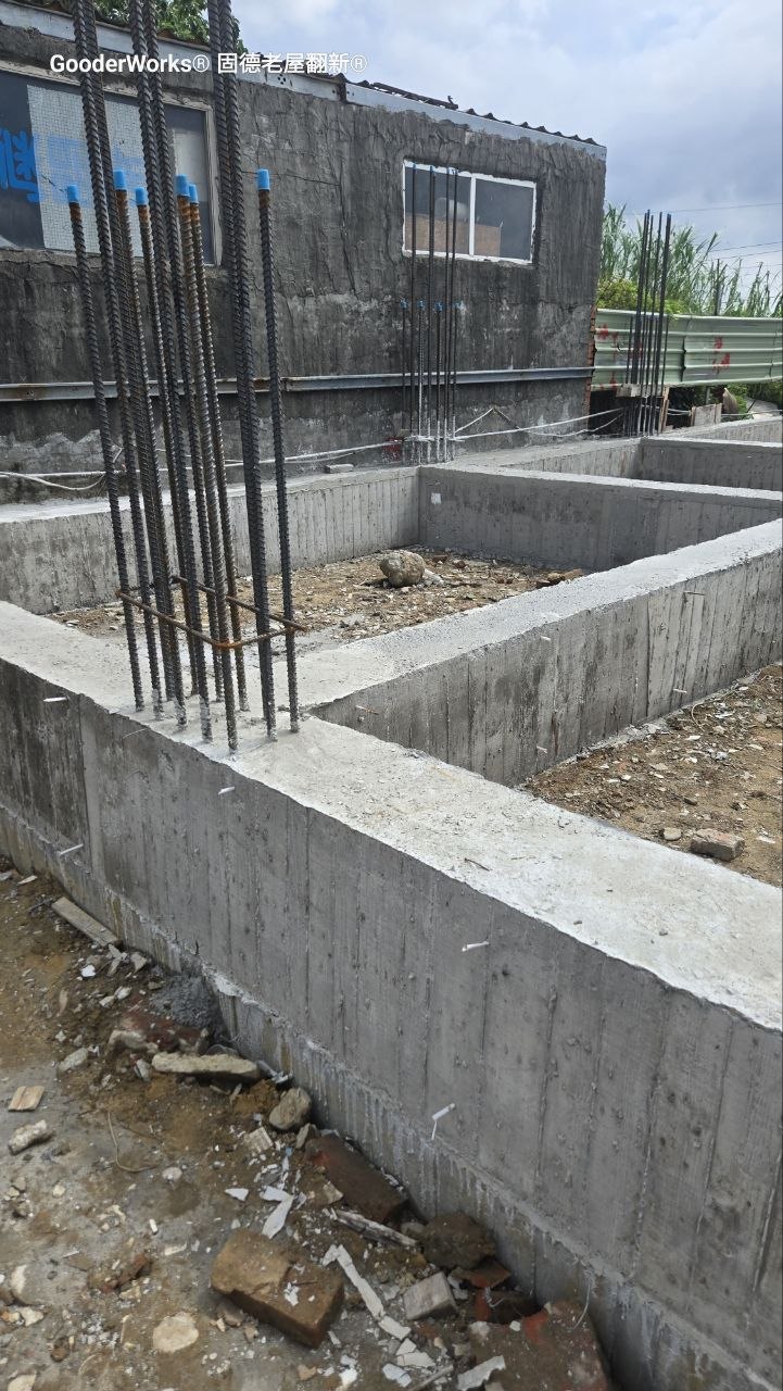 新建房屋基礎工程-基腳與柱筋