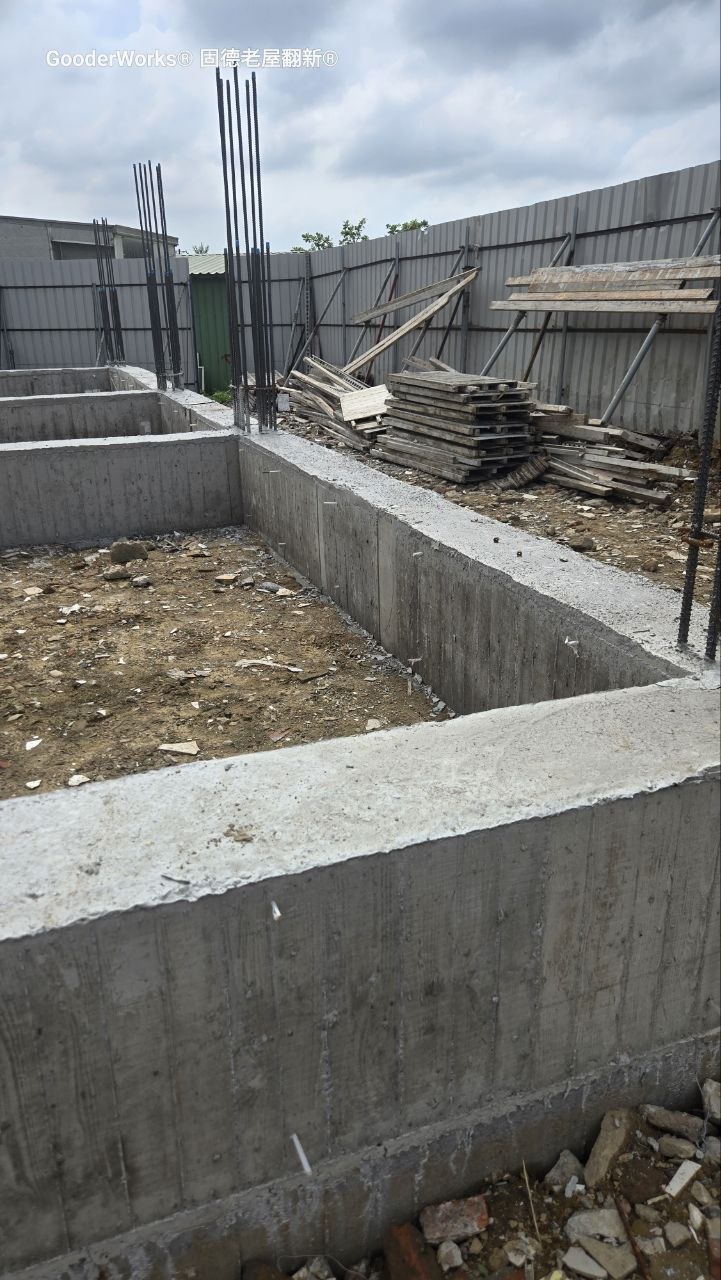 新建房屋基礎工程-基礎牆灌漿與柱筋留設